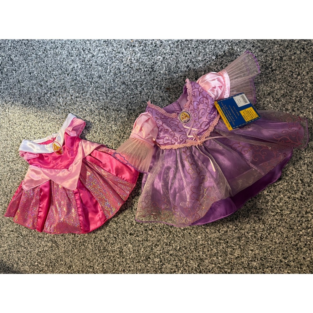 Build-A-Bear Disney Princess Pink Dress and Purple Tutu Skirt 2 Piece Set